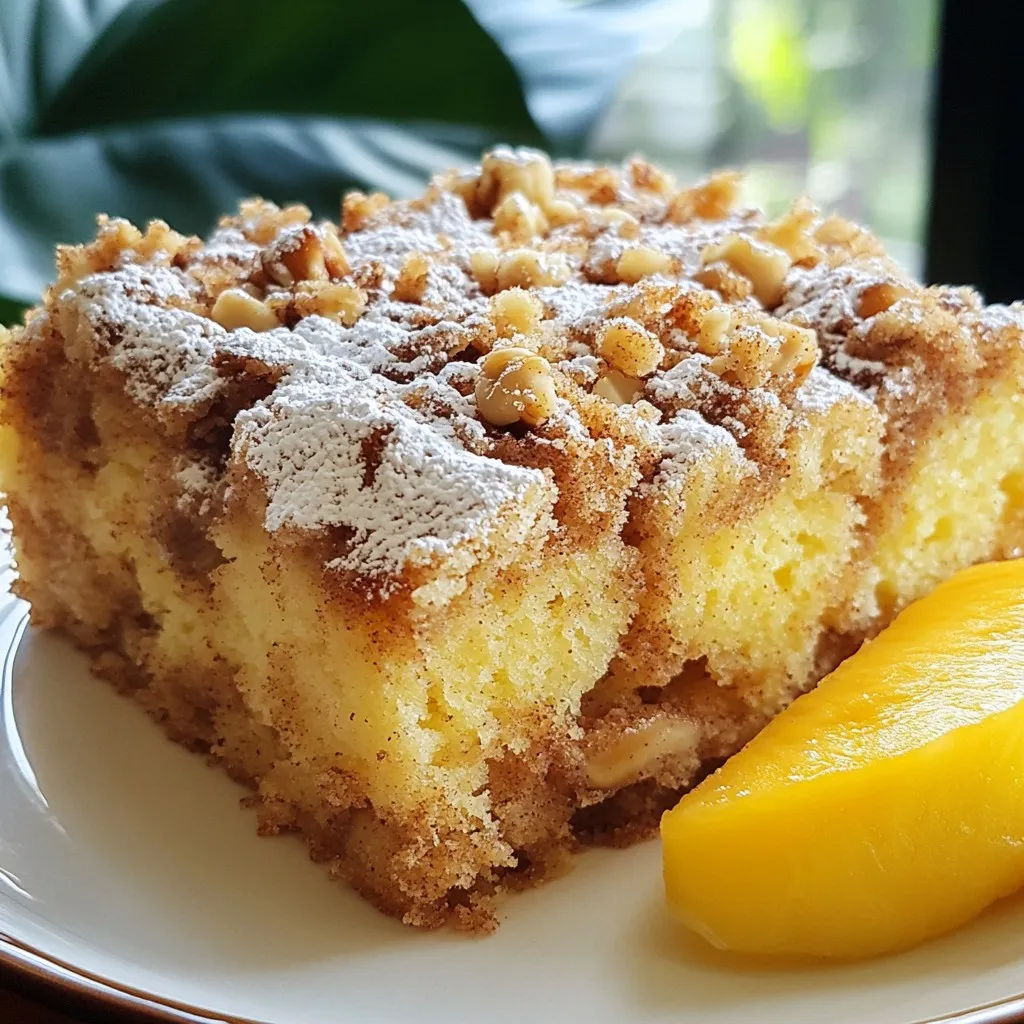 Cinnamon Streusel Coffee Cake Delightful and Simple Recipe