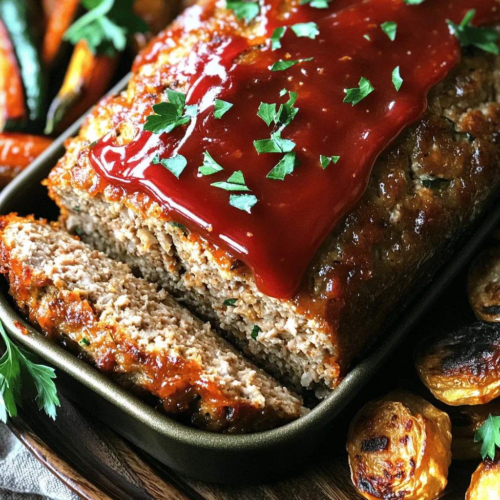 Melt-in-Your-Mouth Garlic Parmesan Chicken Meatloaf