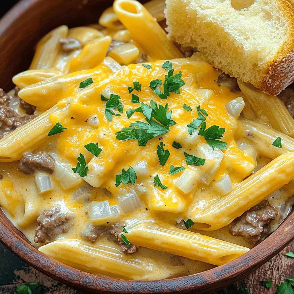 One-Pot Creamy Beef Pasta Simple and Satisfying Meal