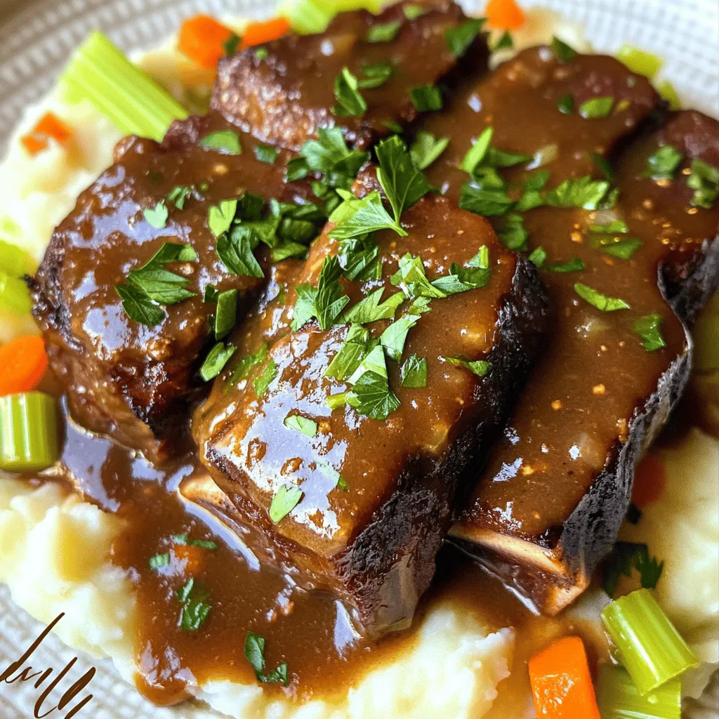 Savory Beef Short Ribs &#038; Gravy: A Comforting Delight