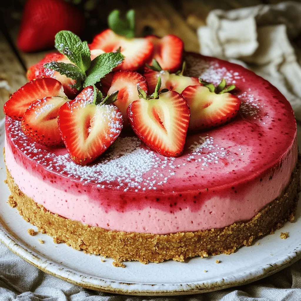 Vegan Strawberry Cheesecake Simple and Delicious Treat
