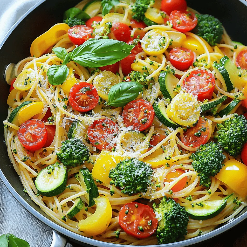 Pasta Primavera Vibrant and Fresh Vegetable Dish