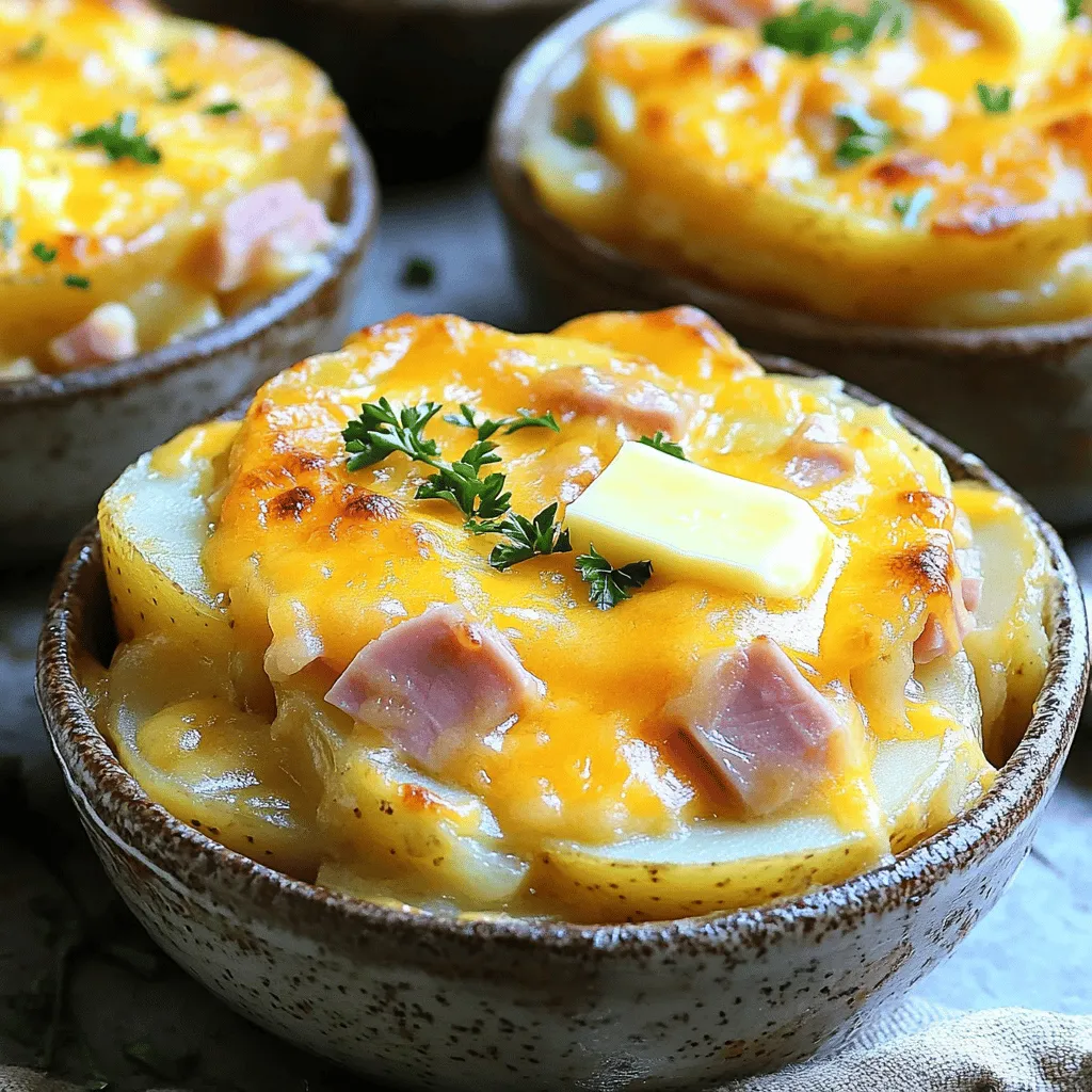 Heavenly Cheesy Scalloped Potatoes &#038; Ham Recipe