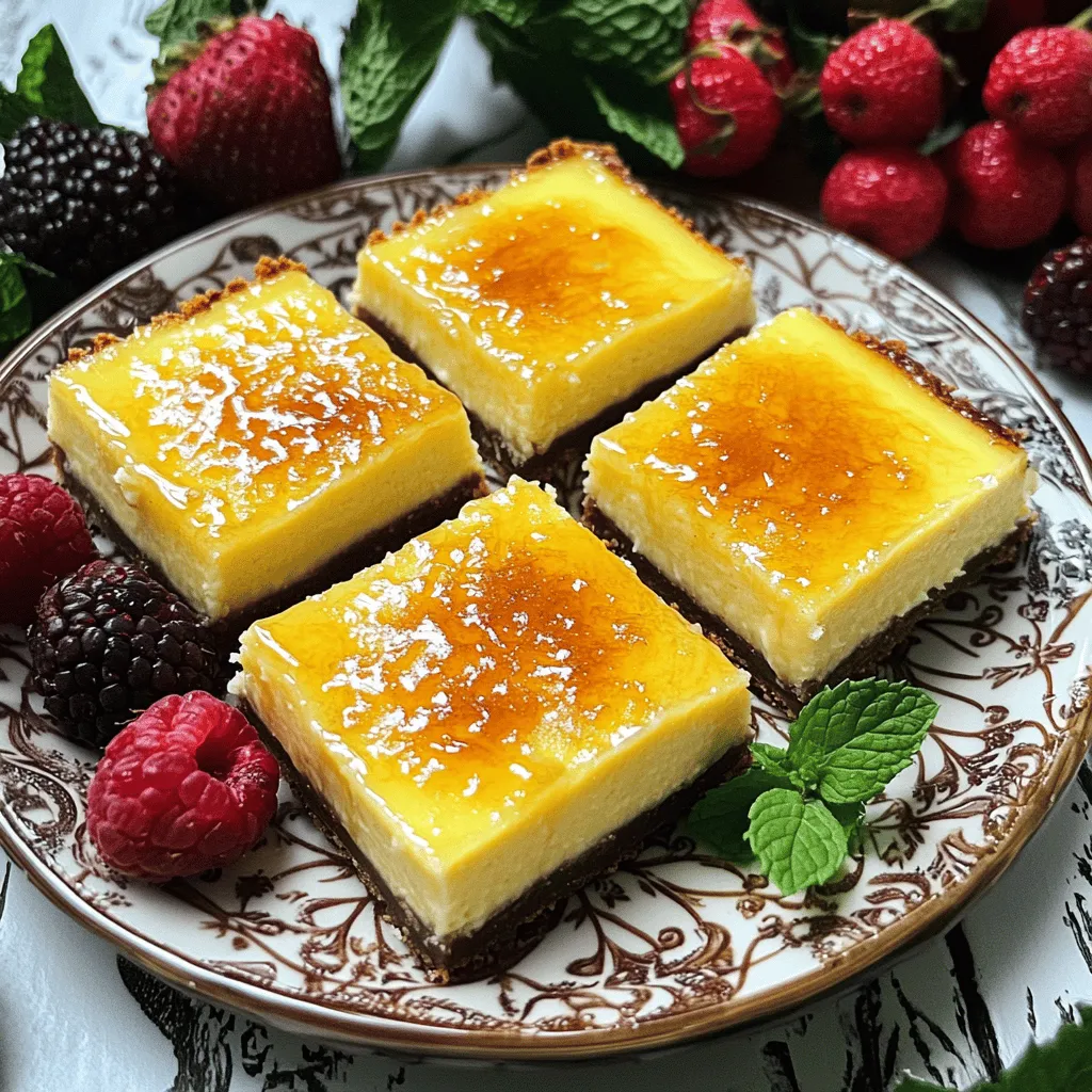Crème Brûlée Cheesecake Bars Simple and Delicious Delight