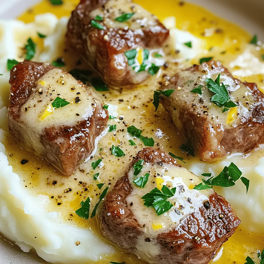 The right ingredients make all the difference in your tender steak bites. Start with 1 pound of sirloin steak. Cut it into bite-sized cubes. This cut has the perfect balance of flavor and tenderness.