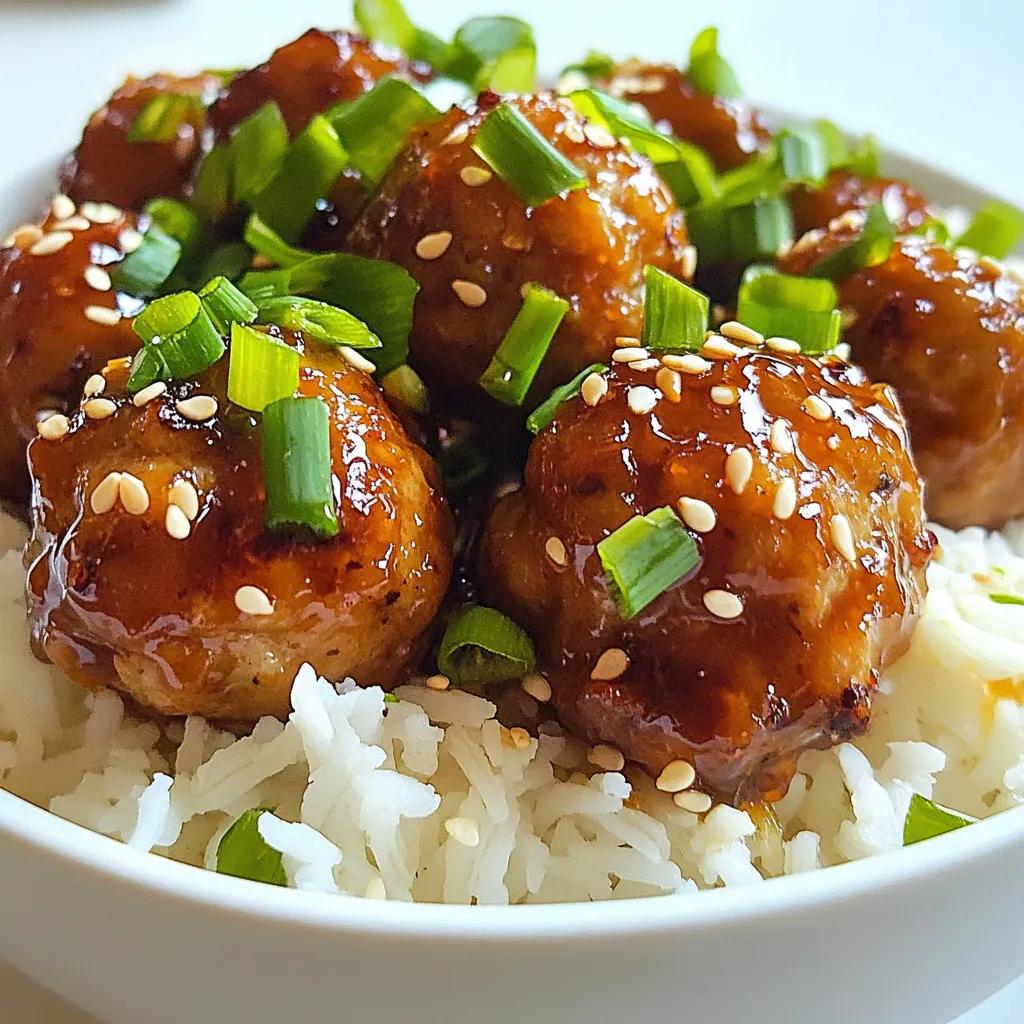 Honey Garlic Turkey Meatballs Savory and Easy Recipe