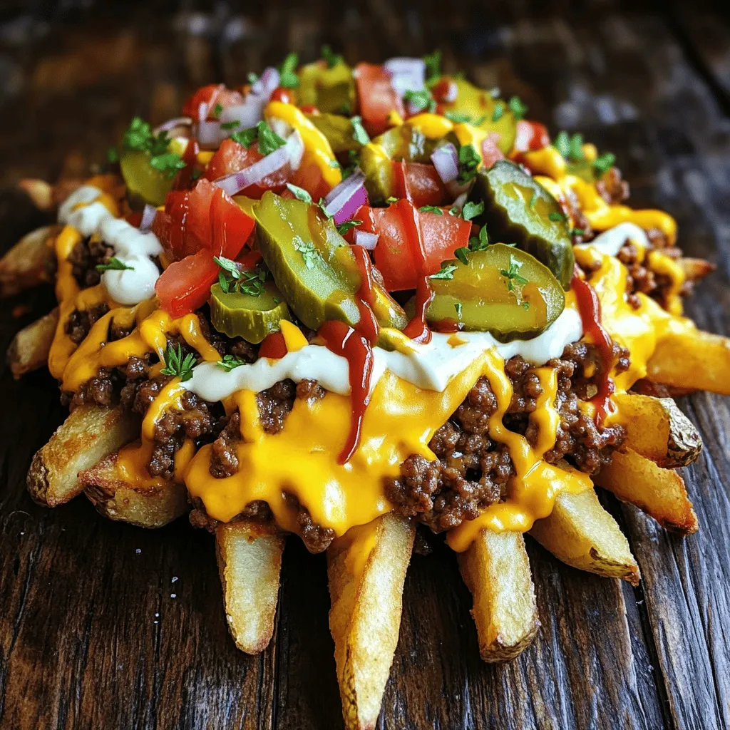 Cheeseburger Loaded Fries Flavorful and Fun Recipe