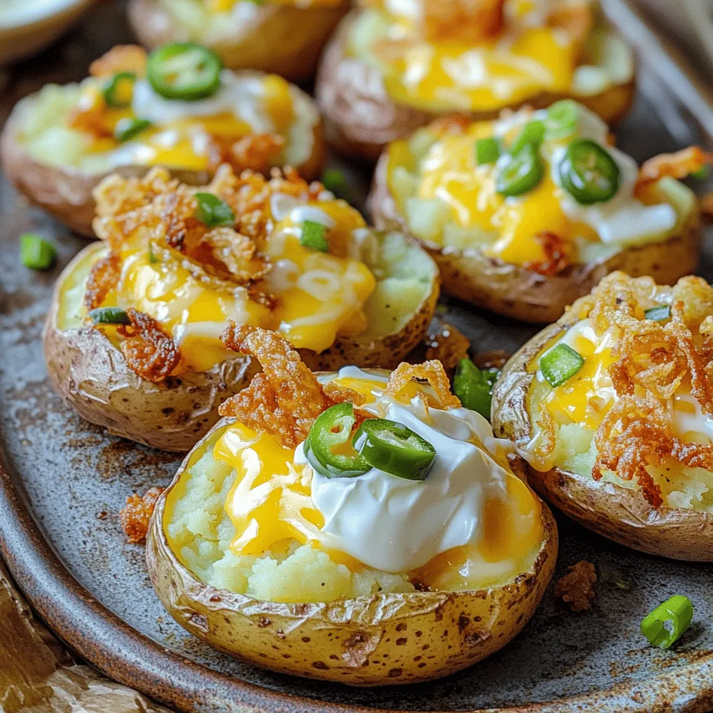 Jalapeño Popper Smashed Potatoes Easy and Tasty Dish