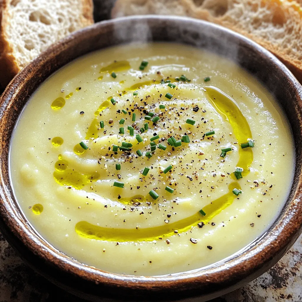 Potato Garlic Soup Comforting and Nutritious Recipe