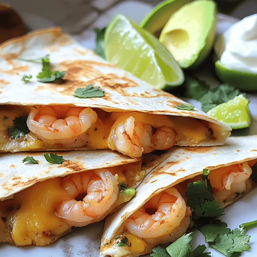 Garlic Butter Shrimp Quesadillas Flavorful and Easy Meal