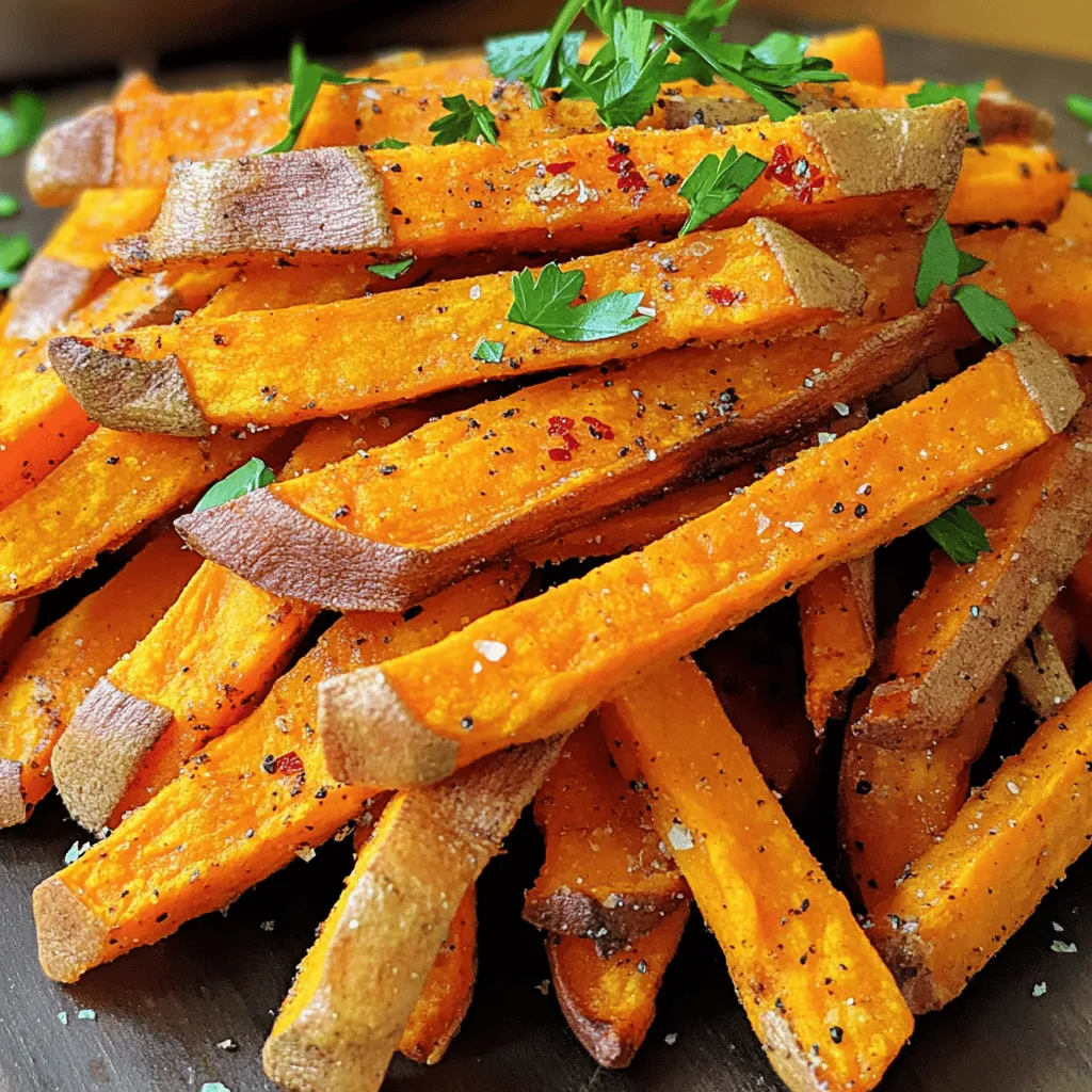 Crispy Sweet Potato Fries with a Kick: A Healthier Snack Option