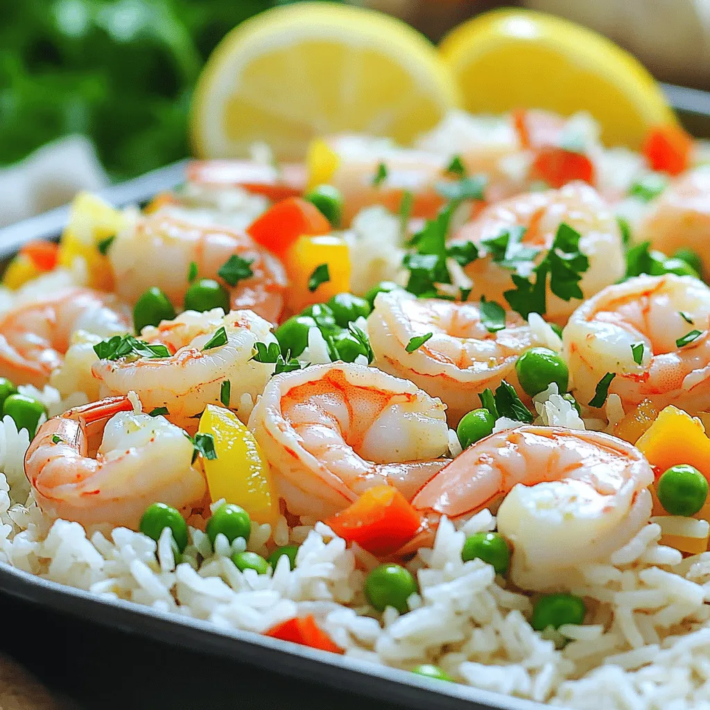 One Pan Garlic Shrimp and Rice Tasty Weeknight Meal