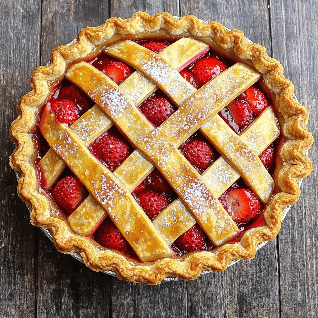 Strawberry-Rhubarb Pie Delightful and Easy Recipe