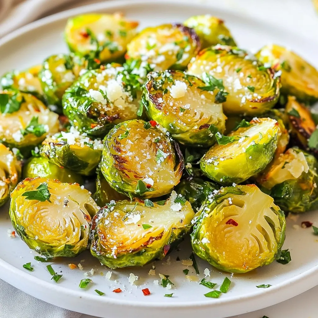 Lemon Garlic Roasted Brussels Sprouts Flavorful Delight