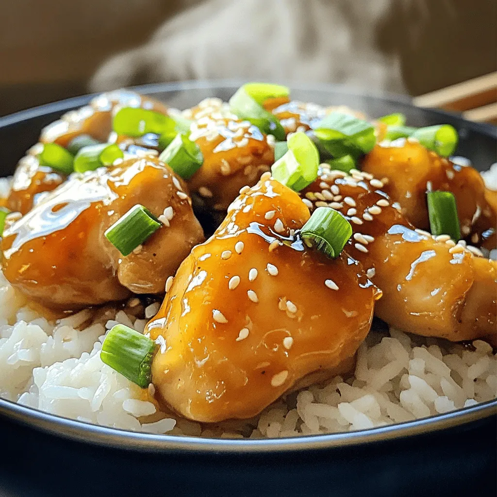 Honey Garlic Chicken Better Than Takeout Delight