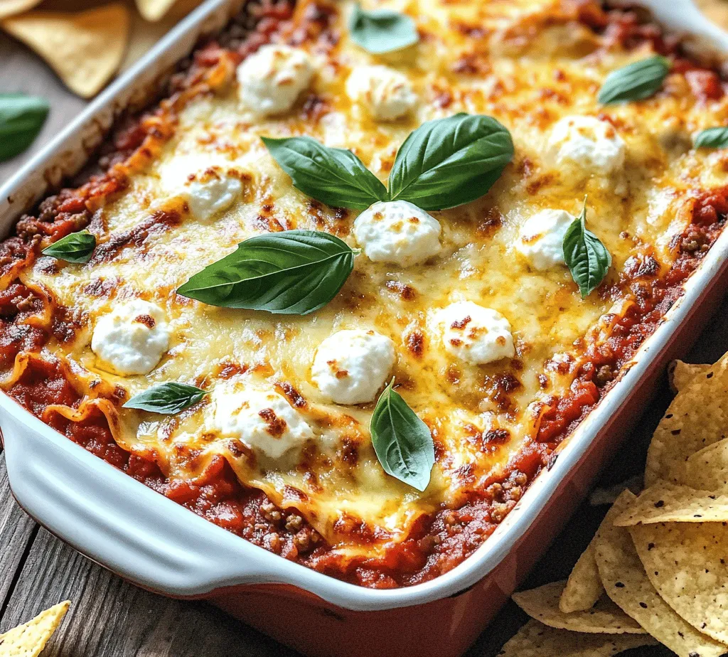 Simmering your marinara sauce is a crucial step in the Cheesy Lasagna Dip recipe that should never be overlooked. This process allows the flavors to meld together, creating a rich and robust sauce that will elevate your dip to a whole new level. When you simmer the sauce, you