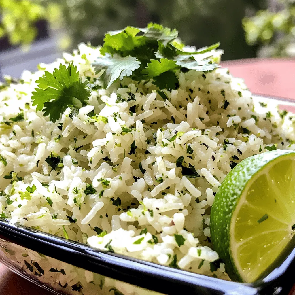 Copycat Cilantro Lime Rice Flavorful and Easy Recipe