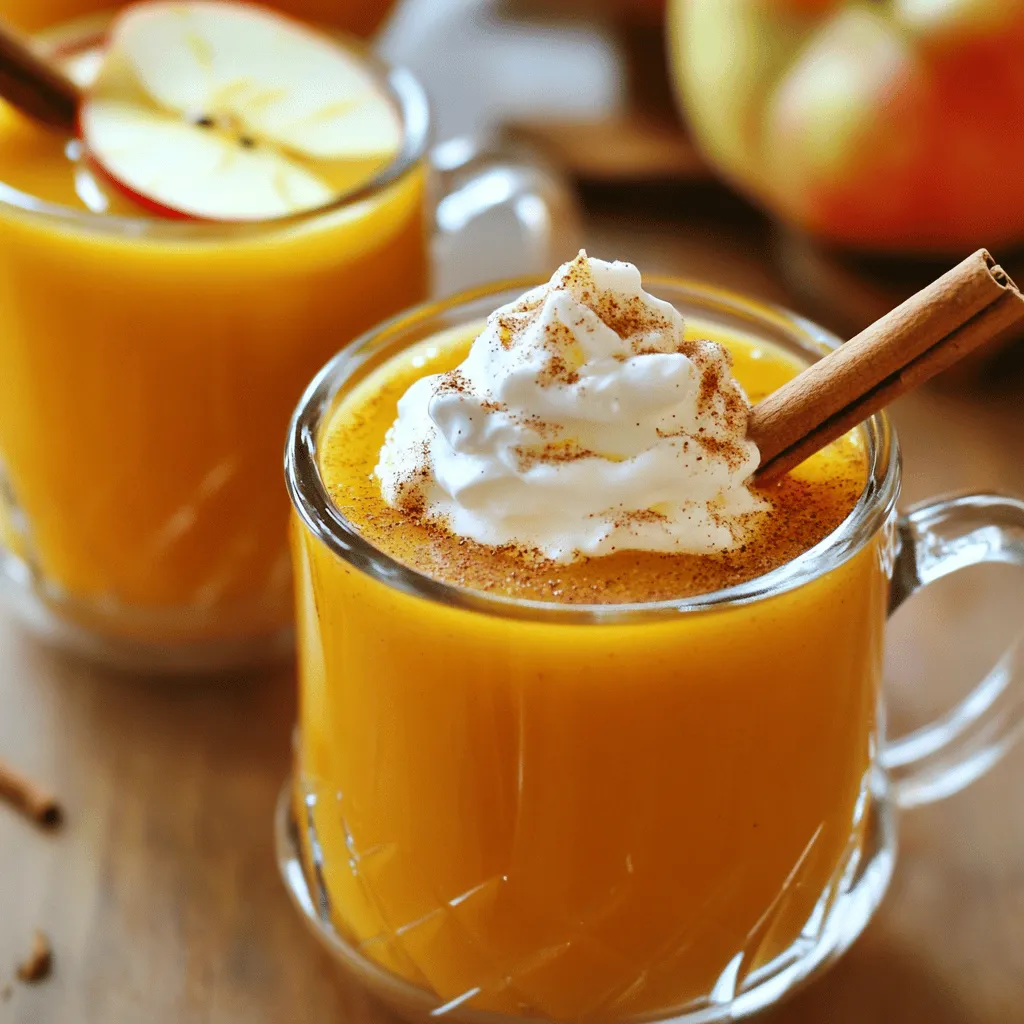Spiced Pumpkin Apple Cider Toddy Cozy Fall Drink