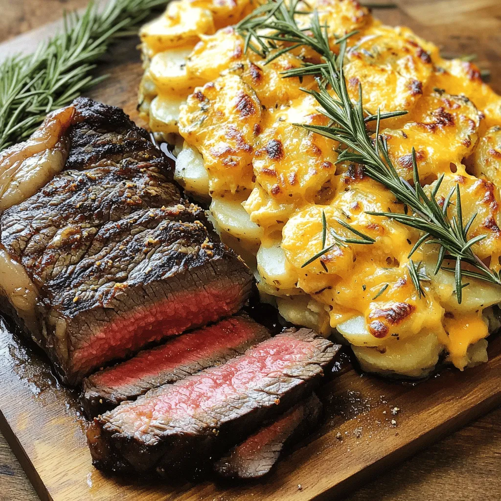 For a great meal, quality ingredients are key. When cooking ribeye steak and cheesy scalloped potatoes, you need to choose wisely.
