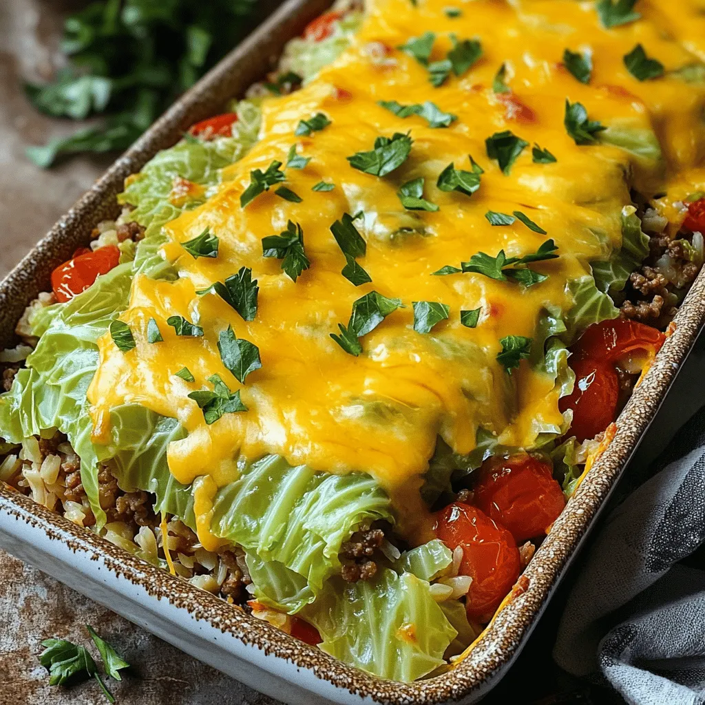 To make a comforting cabbage and ground beef casserole, you need a few key ingredients. Each one plays a vital role in creating that rich, hearty flavor. Let’s break down what you need.
