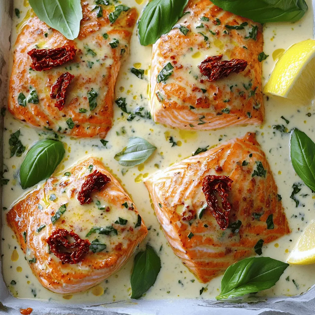 Creamy Sun-Dried Tomato Salmon Recipe Delight