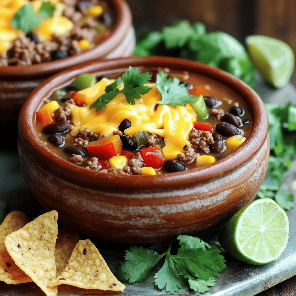 Tex-Mex Cowboy Soup: A Hearty Delight