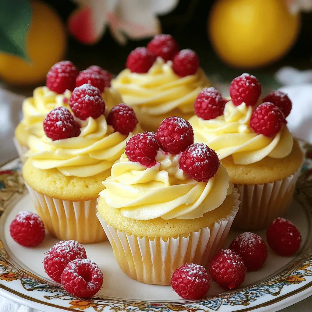 Raspberry Lemon Heaven Cupcakes Delightful and Refreshing