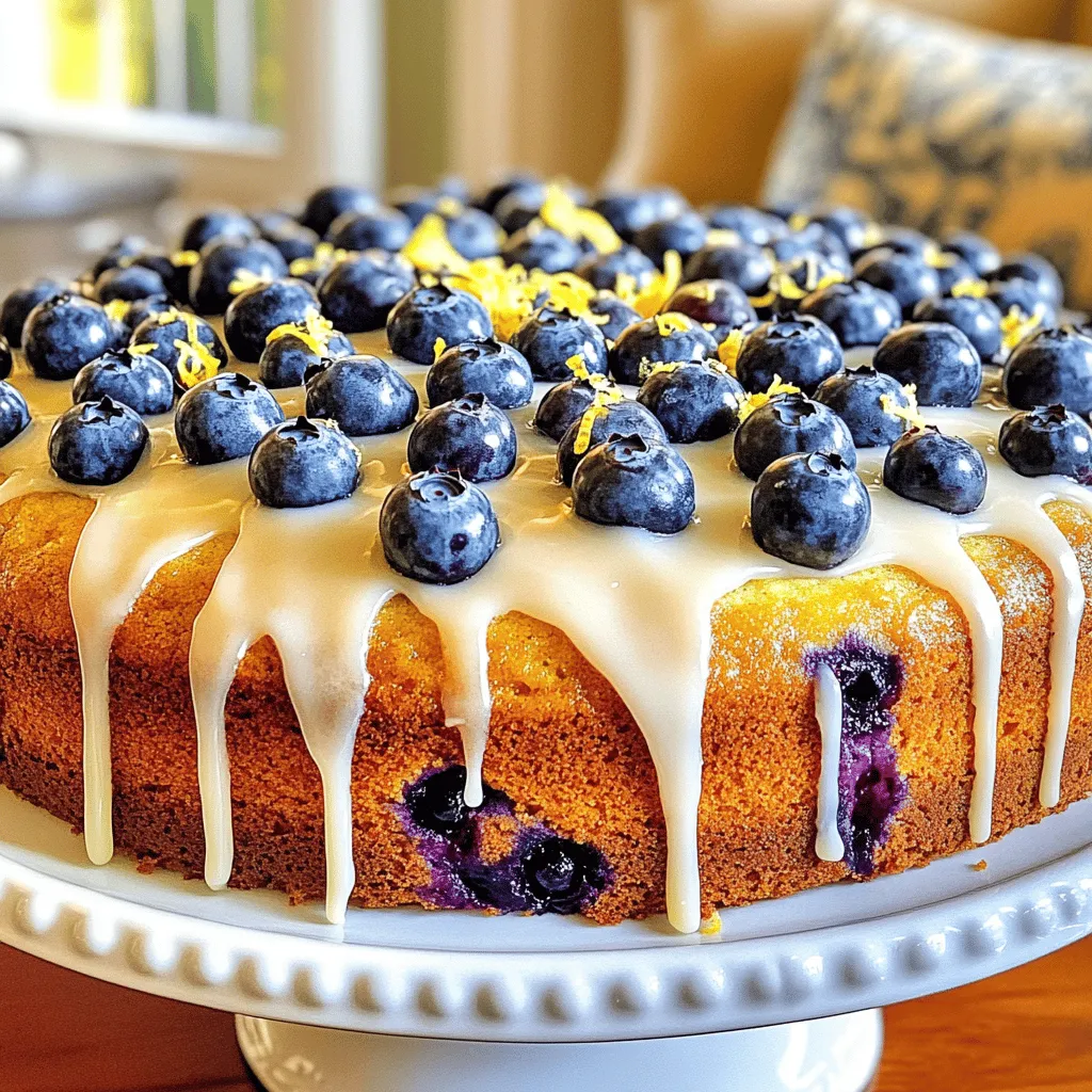 Blueberry Lemon Coffee Cake Bakery Delight Recipe