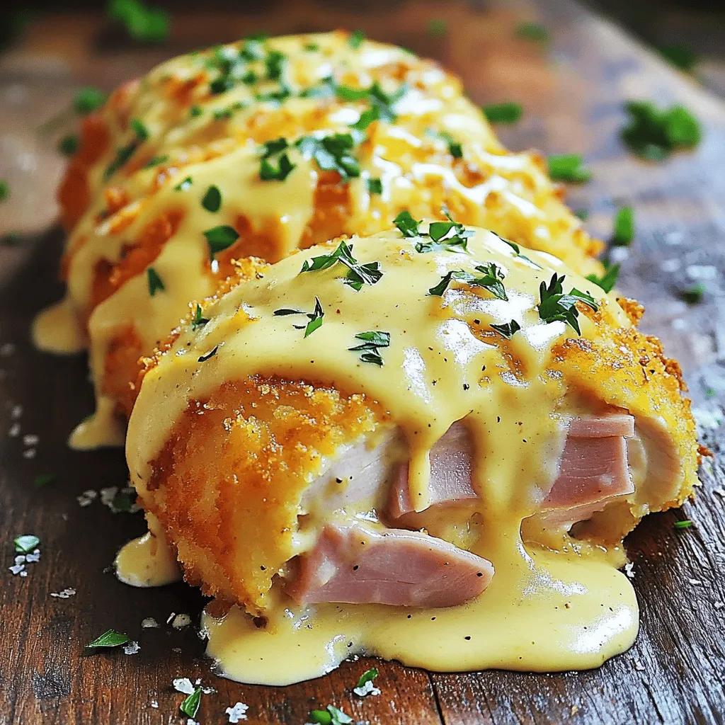 Creamy Chicken Cordon Bleu Savory Dinner Delight