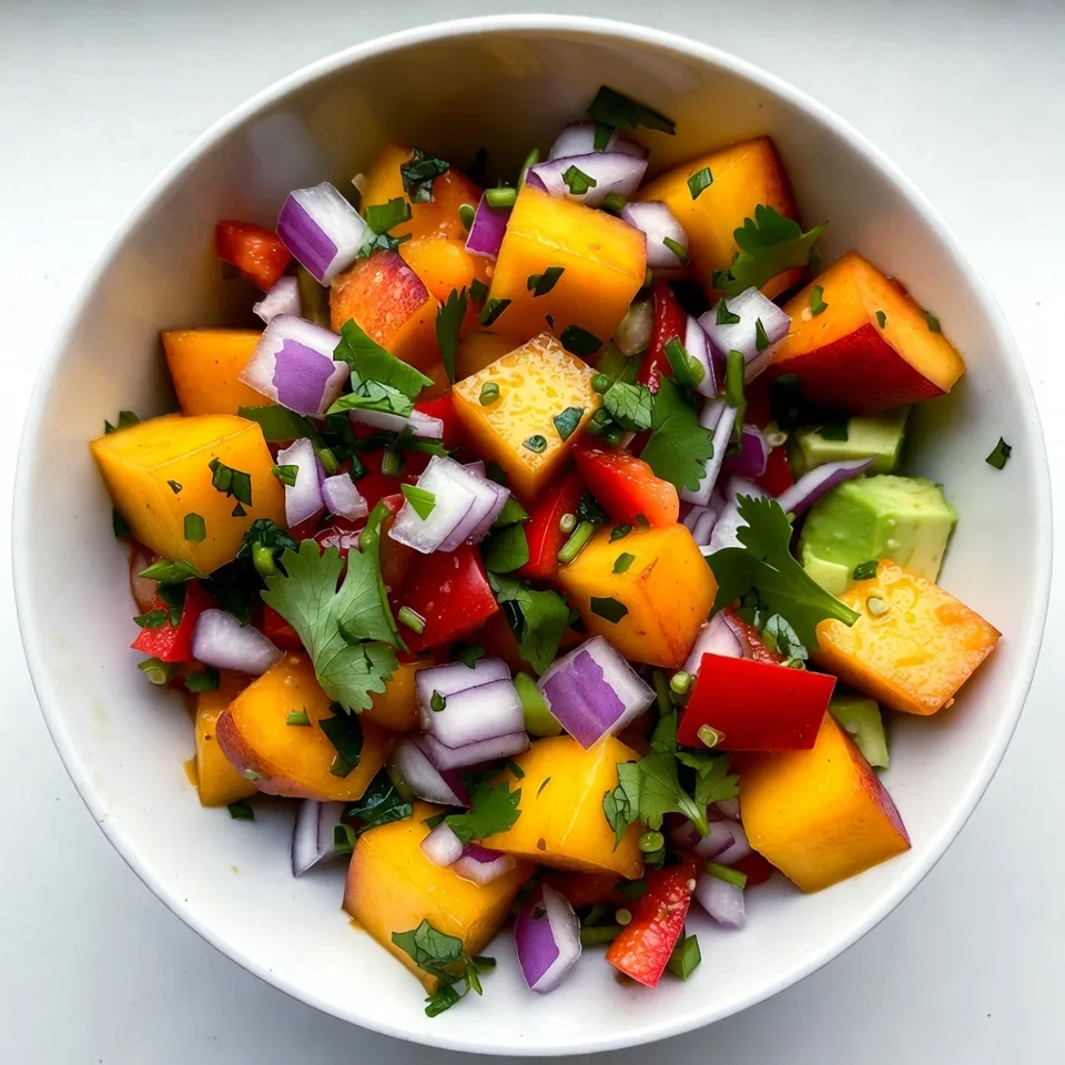 Fresh Peach Salsa Burst of Flavor and Fun