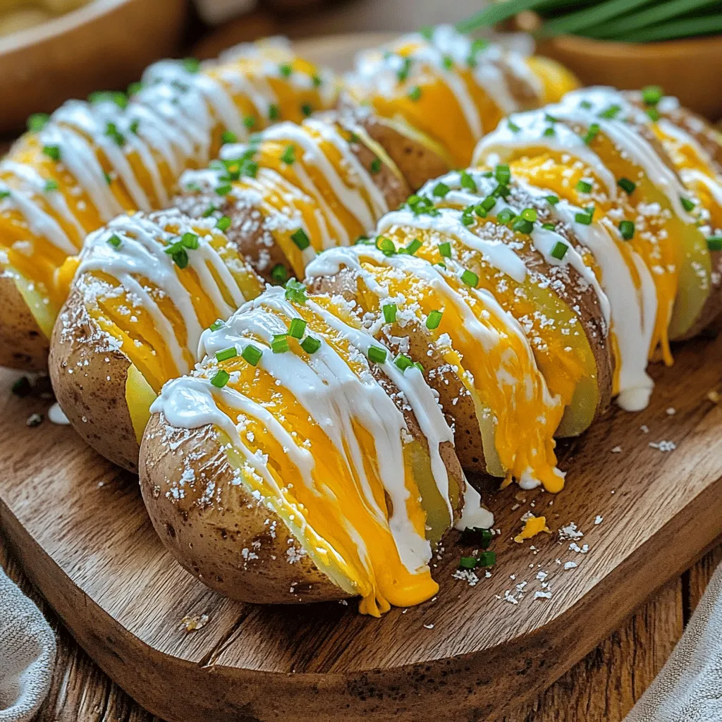 Hasselback potatoes are a fun way to enjoy spuds. They look fancy but are easy to make. The unique cuts allow the flavors to seep in better than regular baked potatoes. When you bake them, the edges get crispy, while the insides stay soft. This mix of textures makes them special.
