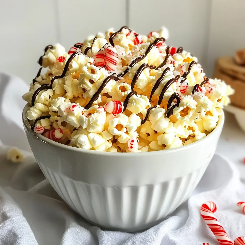 Peppermint Bark Popcorn Festive and Tasty Treat