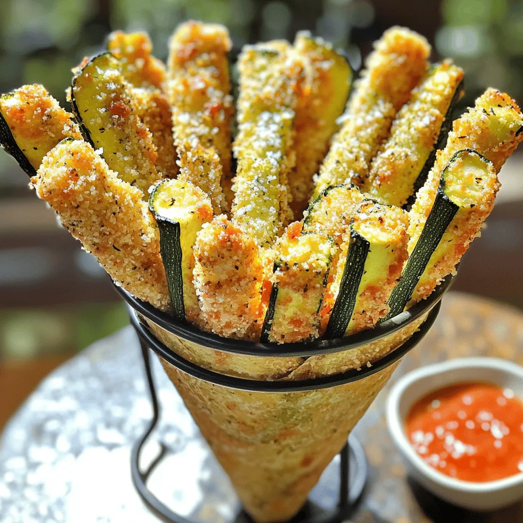 Baked Zucchini Fries Crispy and Tasty Snack Option