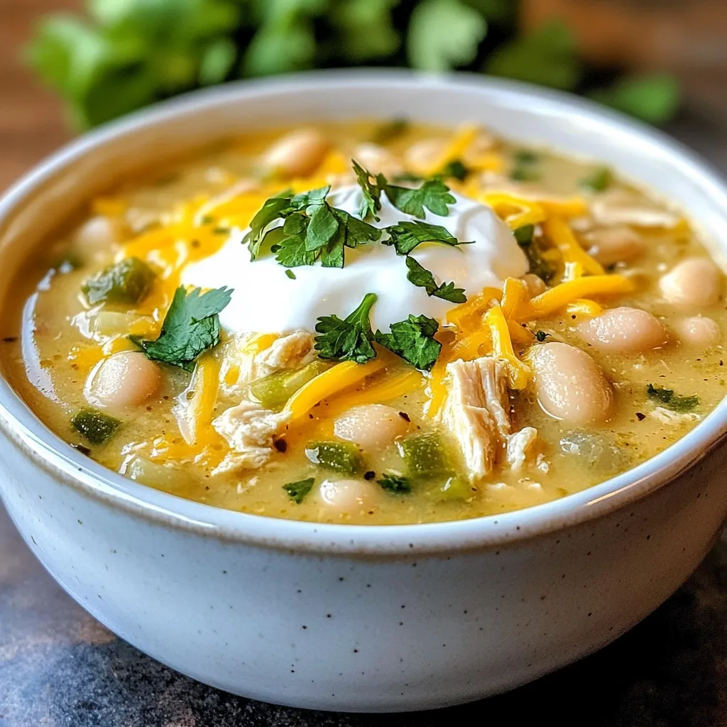 White Chicken Chili Flavorful and Hearty Recipe