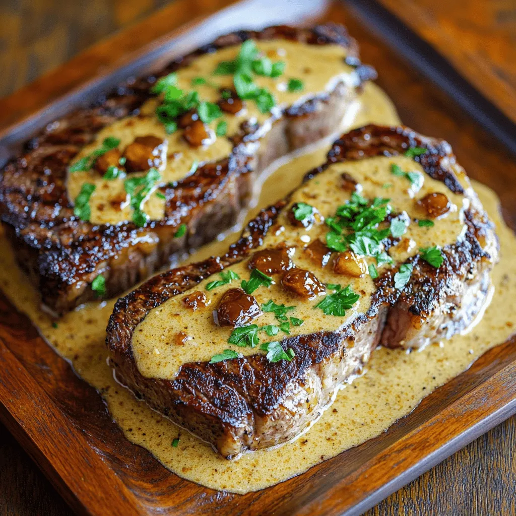 Irresistible Steak with Haunted Bourbon Cream Sauce