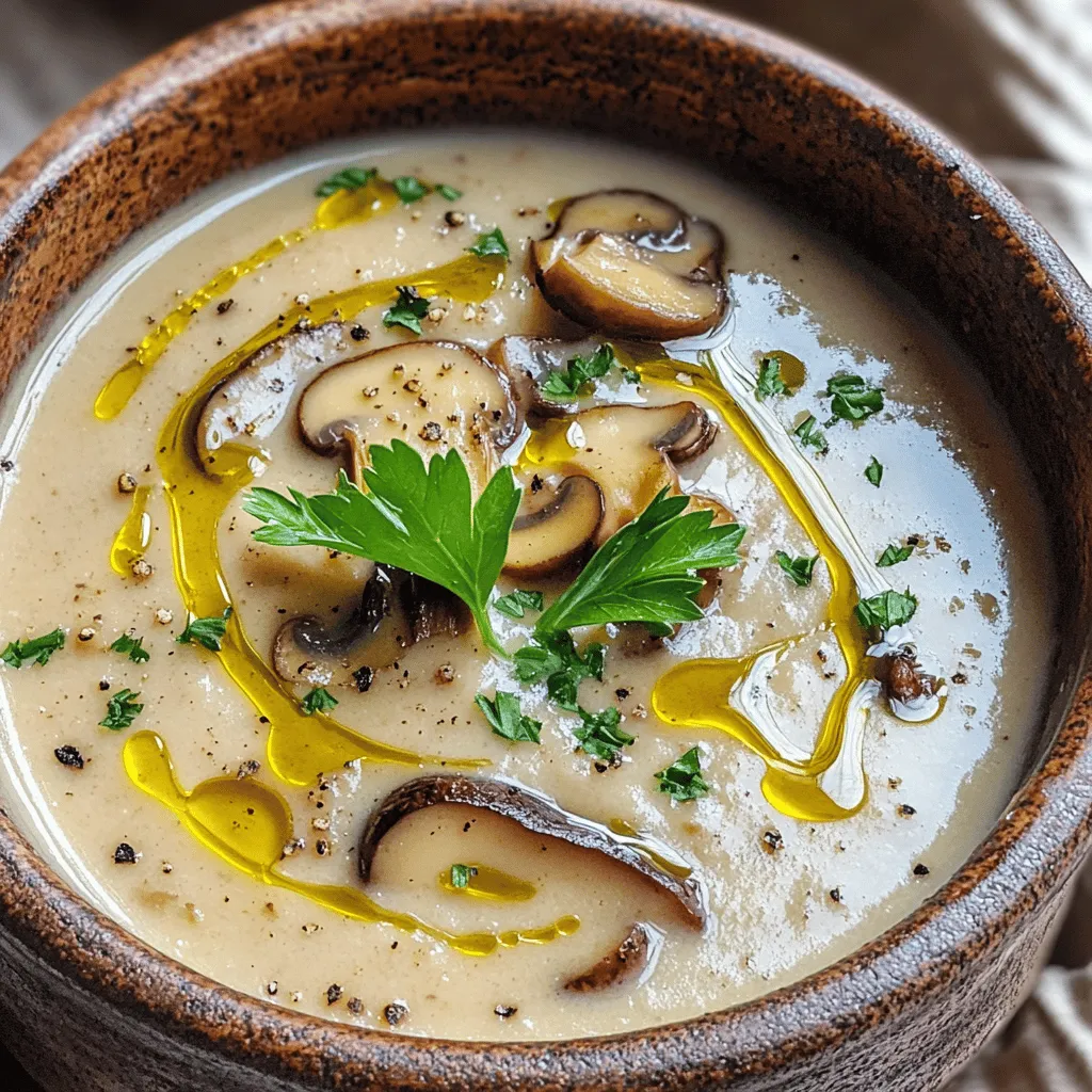 To make a great cream of mushroom soup, you need a few key ingredients. Start with mushrooms. The best mushrooms for soup are shiitake, cremini, and button. Each type adds a unique flavor. I often use a mix for depth and richness.