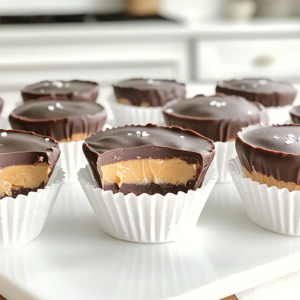 Chocolate Peanut Butter Cups No Bake Simple Treat
