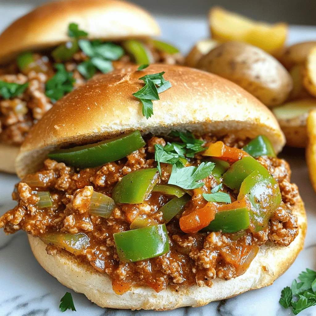 Delicious Cajun Chicken Sloppy Joes Quick Dinner Recipe