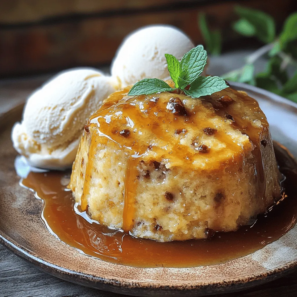 Sweet Toffee Pudding Delightfully Rich and Creamy Treat
