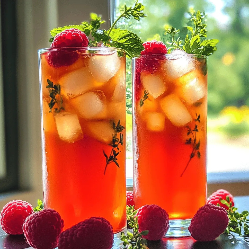 Delicious Earl Grey Raspberry Iced Tea Recipe Easy Refreshment