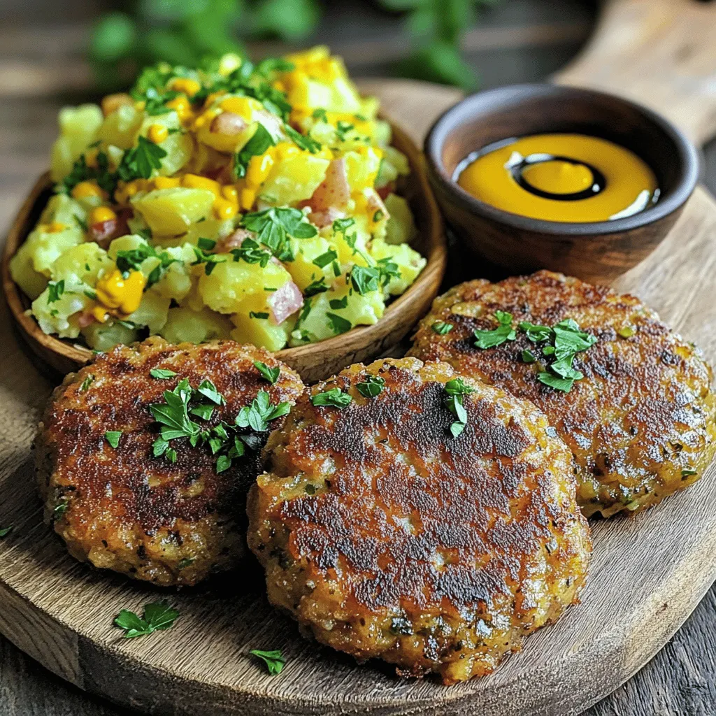 German Frikadellen are meat patties made from a mix of beef and pork. They are not the same as hamburgers. Hamburgers usually use just ground beef. Frikadellen often include breadcrumbs and onions, giving them a unique taste and texture.