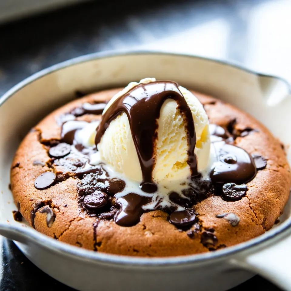 Chocolate Chip Cookie Skillet Delightful Dessert Recipe