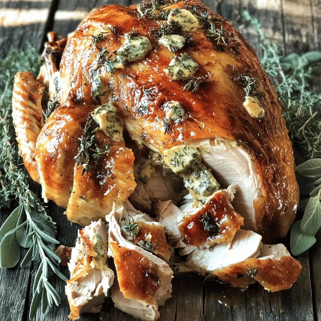 Garlic Herb Butter Roasted Turkey Flavorful Delight