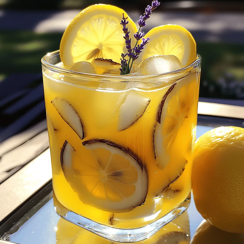 This drink is fresh and bright. It needs a few simple ingredients. Here’s what you will need.