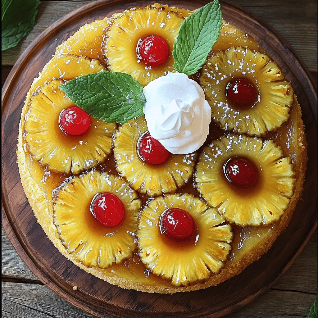 Irresistible Pineapple Upside Down Cake Recipe Delight