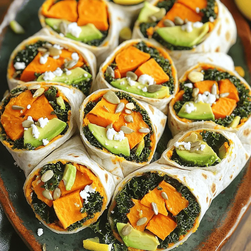 Sweet Potato &#038; Kale Power Wraps Tasty and Healthy Meal