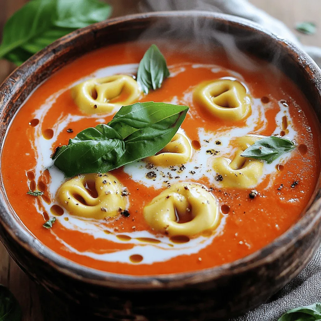 Creamy Tomato Tortellini Soup Irresistible and Comforting