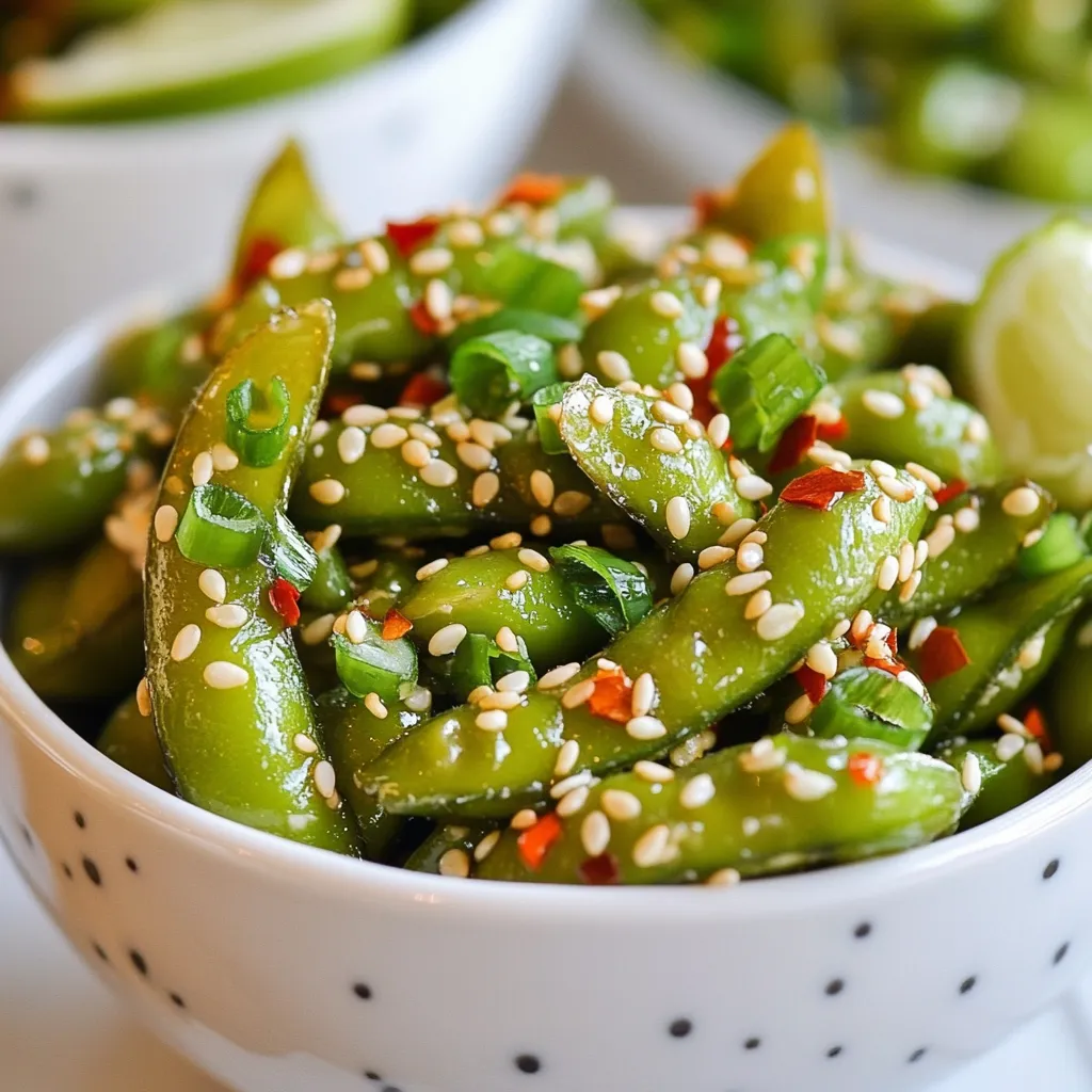 Spicy Garlic Edamame Flavorful and Easy Snack Recipe