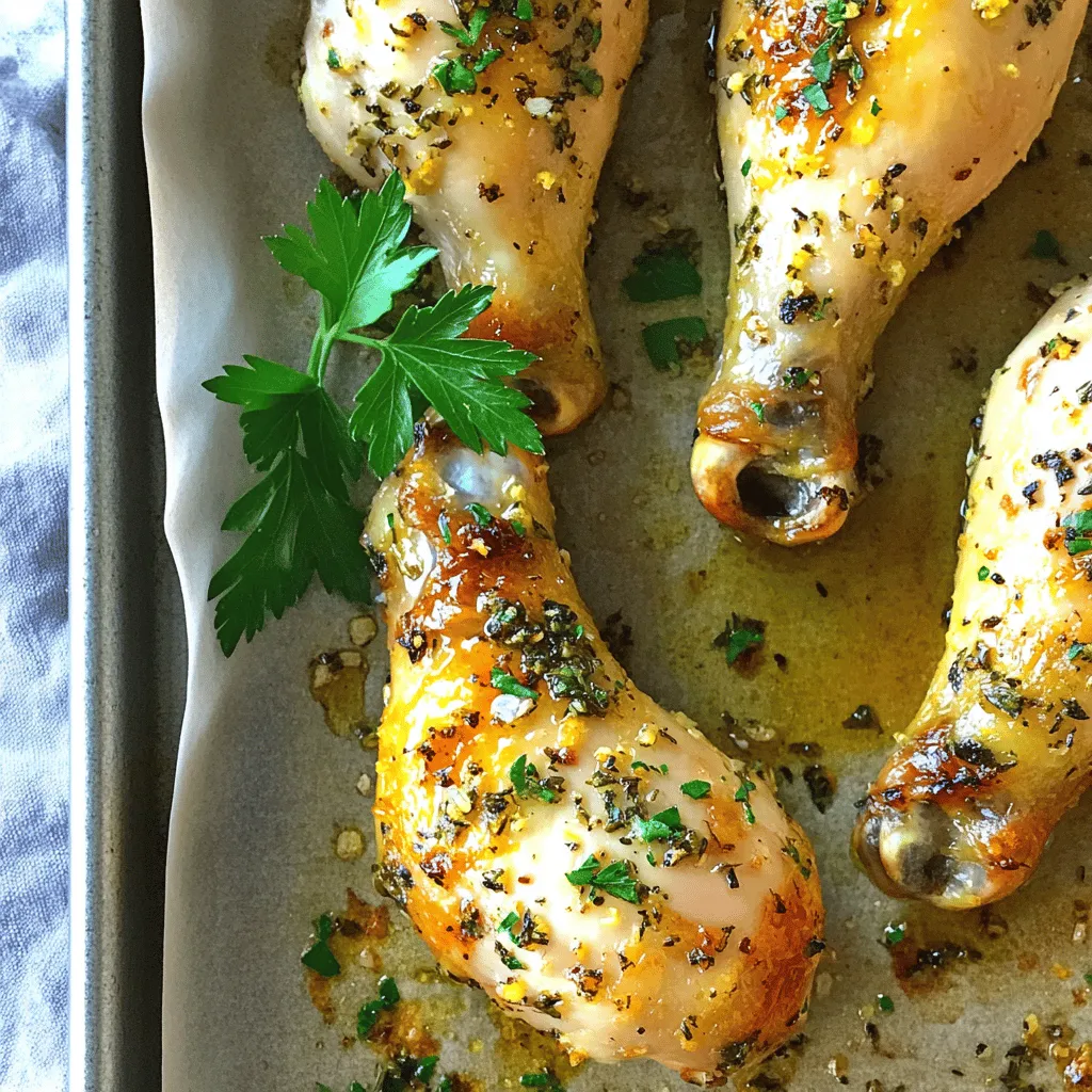 Garlic Lemon Herb Chicken Legs Recipe: A Flavorful Delight