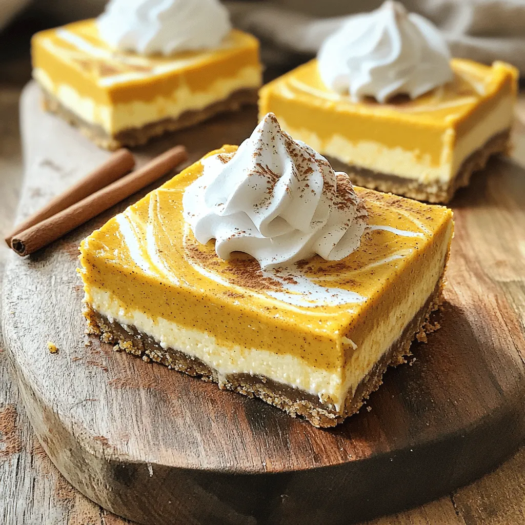 Pumpkin Spice Latte Cheesecake Bars No Bake Delight